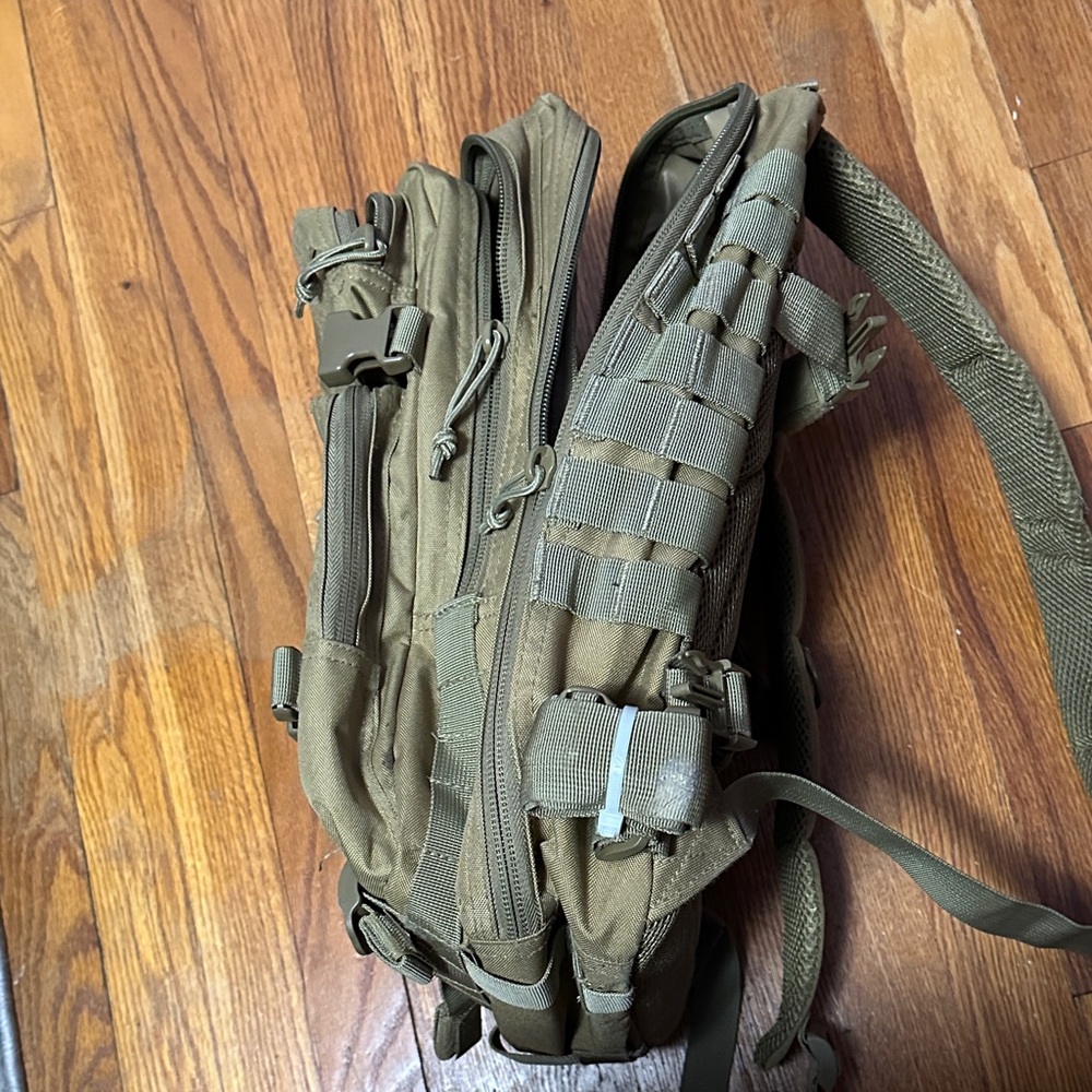Tactical Tan Backpack - Picture 3 of 5